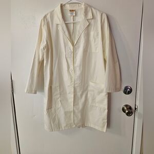 Childen's Cream Button-Up Lab Coat Playtime Costume Halloween